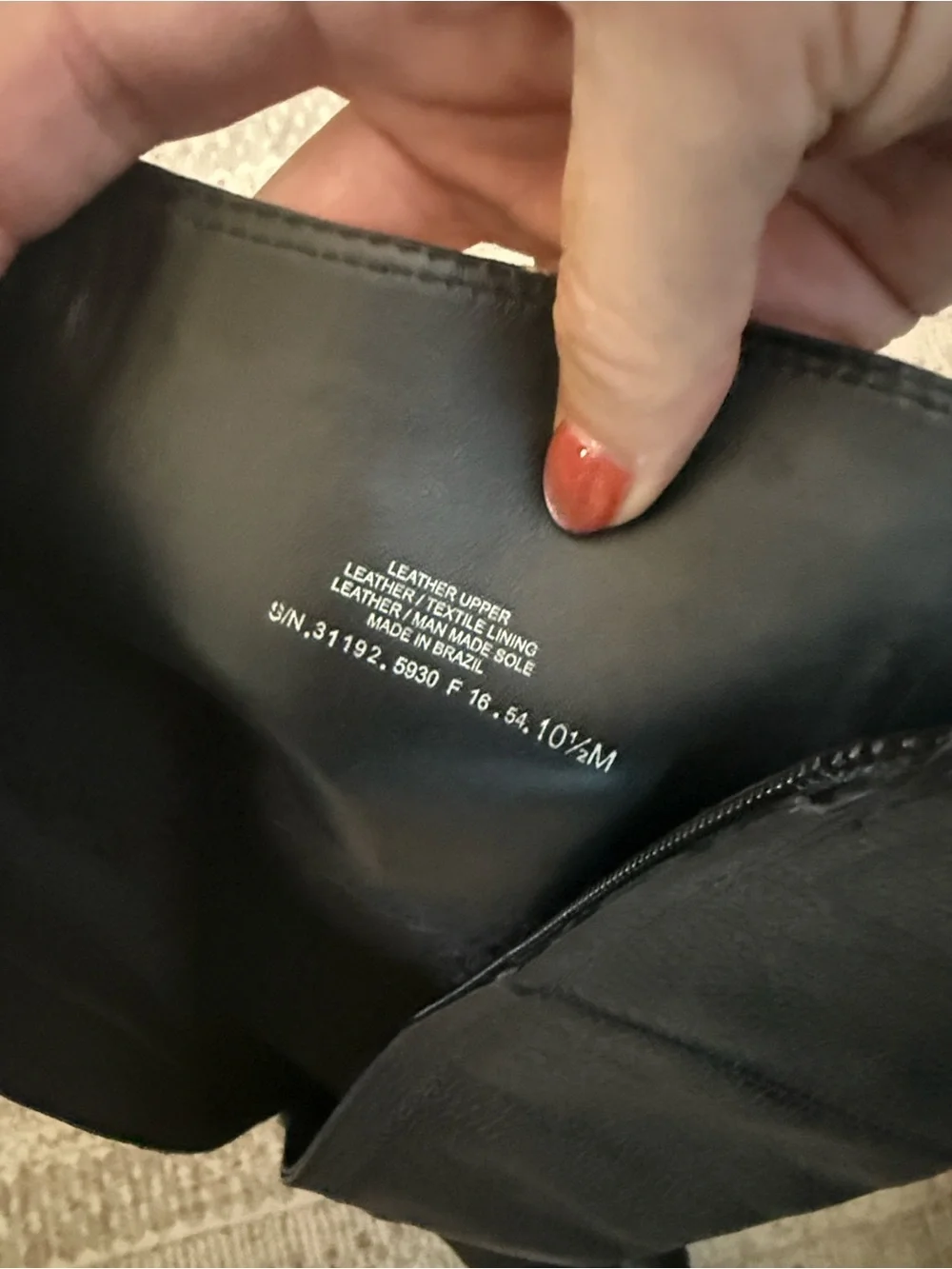 Tory Burch Black Leather Mid-Calf Boots with Gold Logo